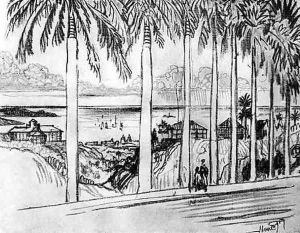 View from Ancon Hill, plate XXV from The Panama Canal by Joseph Pennell, 1912 2 by Joseph Pennell