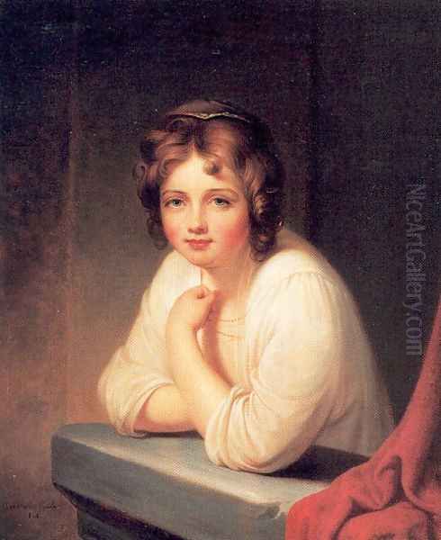Girl at a Window (Rosalba Peale) 1846 by Rembrandt Peale