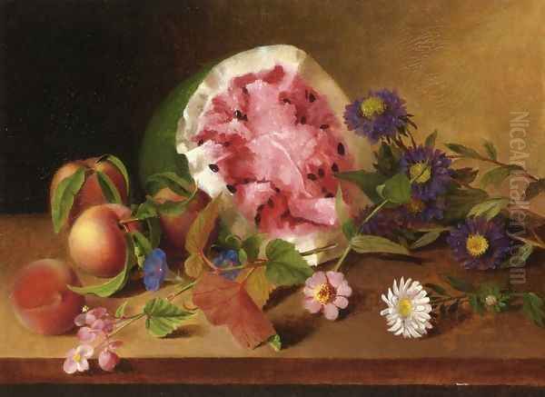 Still Life with Watermelon 1829 by James Peale