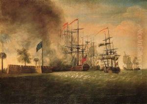Sir Peter Parker's Attack Against Fort Moultrie