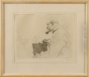 Sjalvportratt by Carl Larsson