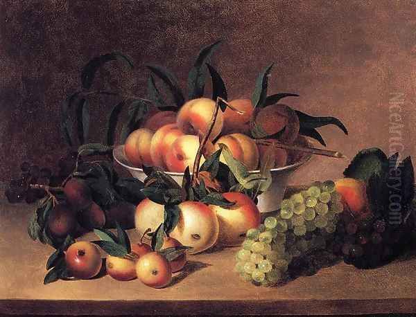 Grapes, Apples and Bowl of Peaches - view 1