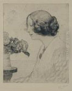 'anna Stina'. Etsning. Monogramsignerad C.l. H&amp;h 79.29