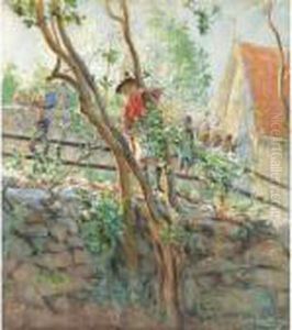Parterre by Carl Larsson