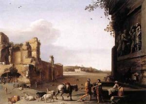 Ruins of Ancient Rome c. 1620 by Cornelis Van Poelenburgh