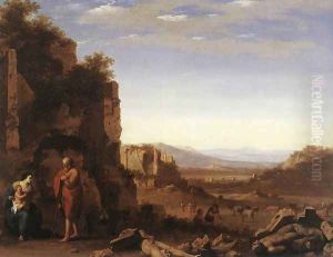 Rest on the Flight into Egypt c. 1640 by Cornelis Van Poelenburgh