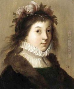 Portrait of a Young Girl as Flora