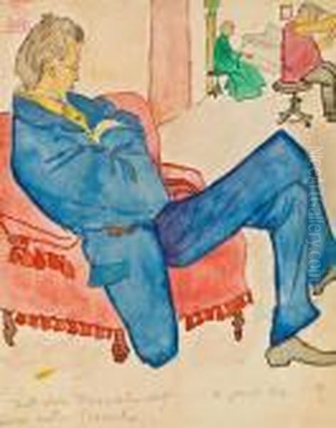 Sitzender Mann - view 1