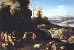 The Dance of the Satyrs 1620-22 by Cornelis Van Poelenburgh