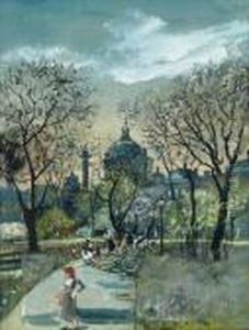 Resselpark With Aview Of The Karlskirche