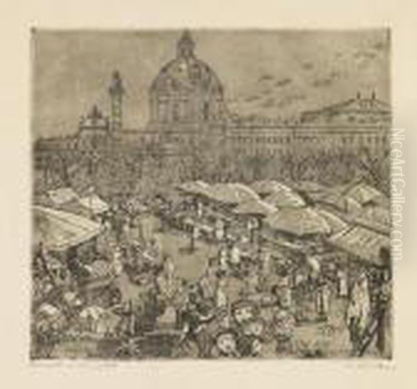 Der Alte Naschmarkt Wien. - view 1