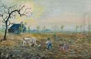 Landarbeit by Oskar Laske