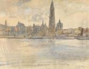 "antwerpen - Die Schelde" by Oskar Laske