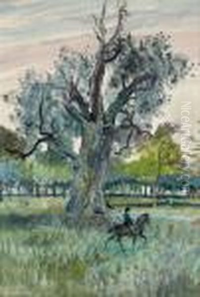 "praterbaume", Betitelt, Signiert O. Laske - view 1