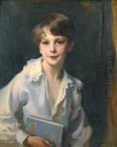 Portrait Of Charlie Lang by Philip Alexius De Laszlo