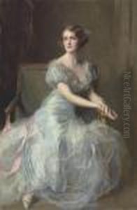 Portrait Of Lady Illingworth by Philip Alexius De Laszlo