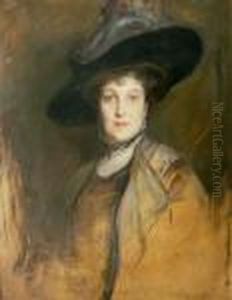 Portret Kobiety W Kapeluszu (1911) by Philip Alexius De Laszlo