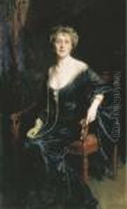 Portrait Of Mary Frances Dundas by Philip Alexius De Laszlo