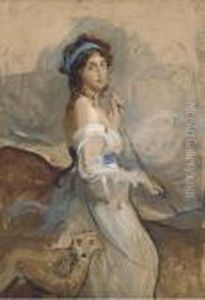 Preparatory Sketch Of Viscountess Castlereagh, Later Marchioness Oflondonderry