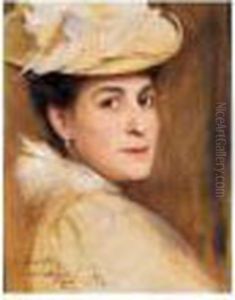 Portrait Of Emelie Lasch-kern by Philip Alexius De Laszlo