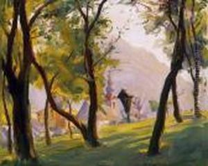 Landscape Of Tyrol by Philip Alexius De Laszlo