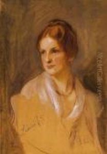 Woman With Ginger Hair by Philip Alexius De Laszlo