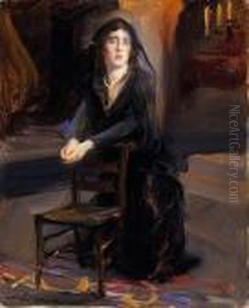 Woman, Praying - view 1