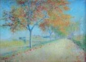 Une Route, Effet De Soleil by Achille Lauge