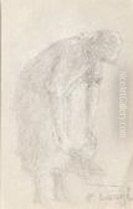 Etude Pour "les Moissonneurs" by Achille Lauge