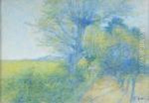 Paysage Au Printemps by Achille Lauge