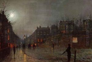 Going Home at Dusk 1882 by Marianne Preindelsberger Stokes