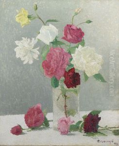 Bouquet De Roses by Achille Lauge