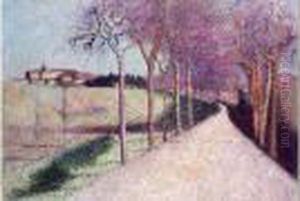 La Route De Cailhau by Achille Lauge