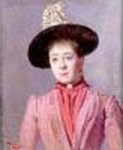 La Dame Au Chapeau Noir Et Blanc