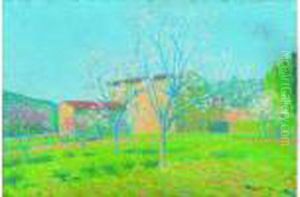 Verger En Fleurs by Achille Lauge
