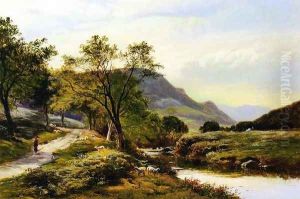 Near Trefriw, North Wales by Sidney Richard Percy