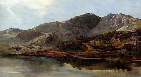 Landscape With A Lake, And Mountains Beyond - view 1