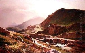 Highland scene by Sidney Richard Percy