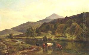 Moel Siabod from Capel Curig, North Wales by Sidney Richard Percy