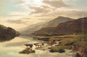 Penmaen Pool, near Dolgelly by Sidney Richard Percy