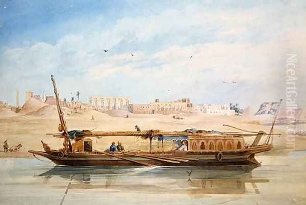 Kanga on the Nile at Luxor - view 1