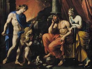 Orpheus before Pluto and Persephone by Francois Perrier
