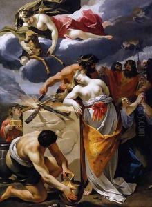 The Sacrifice of Iphigenia 1632-33 by Francois Perrier