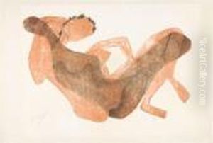 Femme Allongeeau Bras Leve by Henri Laurens