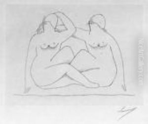 Deux Nus. Avant by Henri Laurens