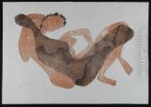 Femme Allongee Au Bras Leve by Henri Laurens