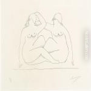 Deux Femmes Nu by Henri Laurens