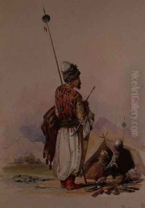 A Kurdish Warrior by Amadeo Preziosi