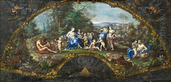 Flora Mit Spielenden Putti - view 1