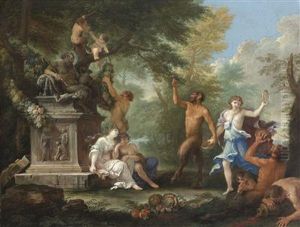 The Triumph Of Bacchus by Cirlce Of Filippo Lauri